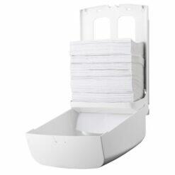 Handdoekdispenser Z en C vouw kunststof Wit - PlastiQline 1