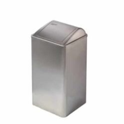 Afvalbak 65 liter Pushklep RVS Mediclinics