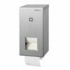 Toiletpapierdispenser kokerloos 2rol RVS - Qbic-line